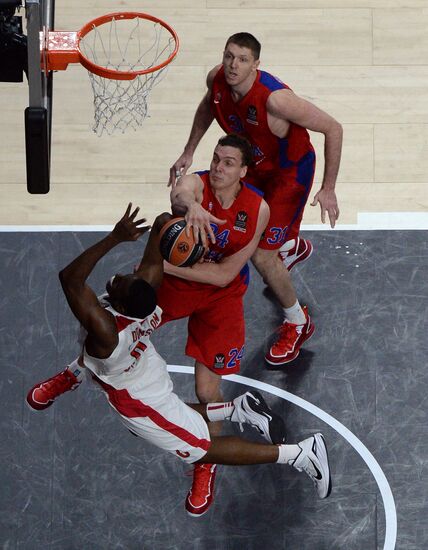 Basketball. Euroleague Final Four. CSKA vs Olympiacos