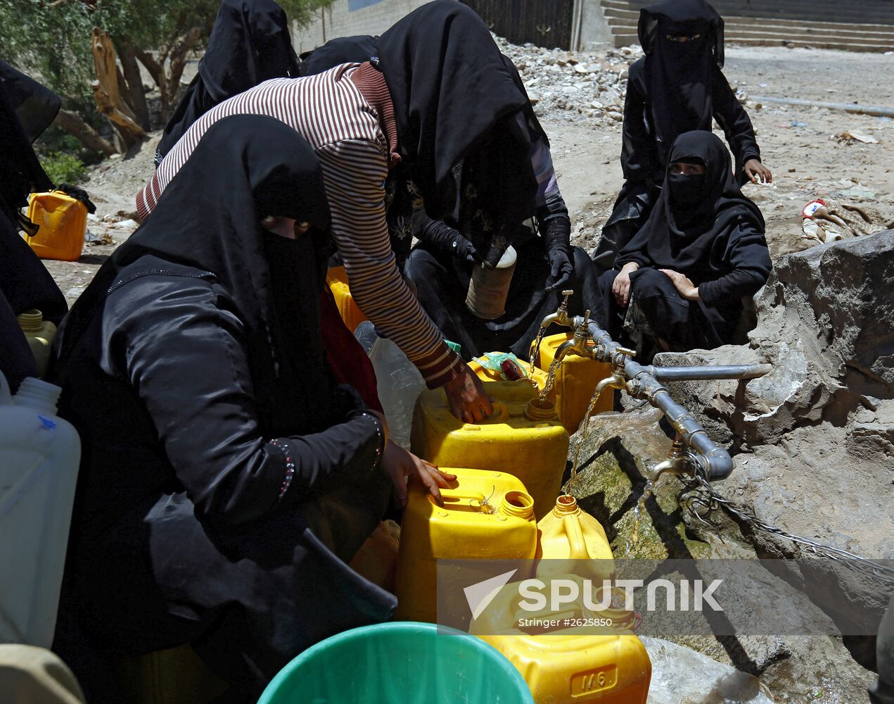 Shortage of drinking water in Sana'a, Yemen