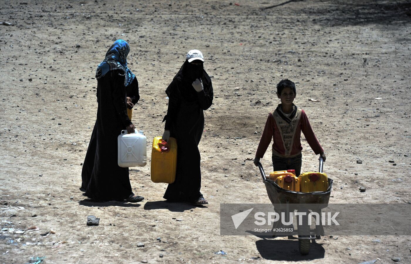 Shortage of drinking water in Sana'a, Yemen