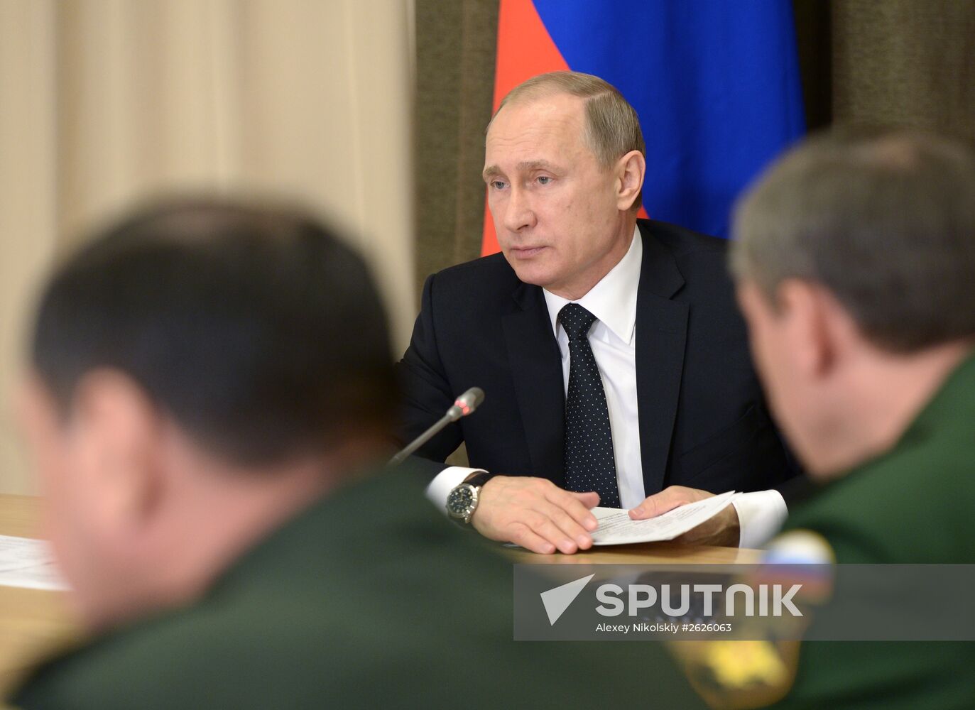 President Putin chairs meeting on Russian military development