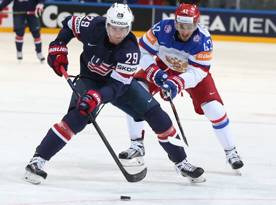 Ice Hockey World Championship 2015. USA vs. Russia