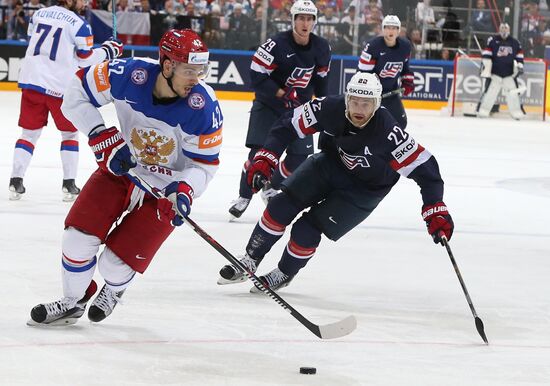 Ice Hockey World Championship 2015. USA vs. Russia