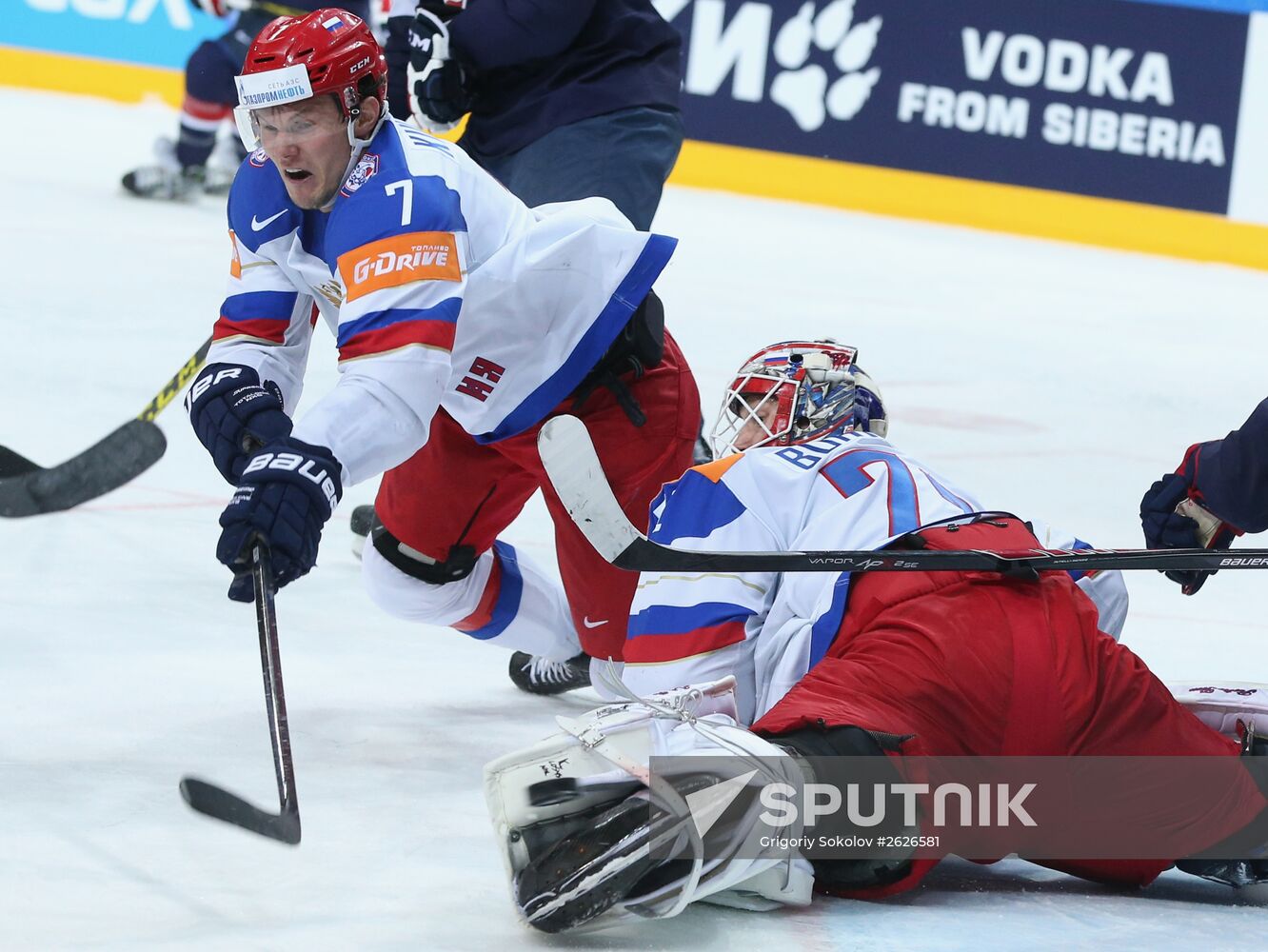 Ice Hockey World Championship 2015. USA vs. Russia