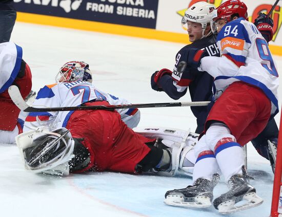 Ice Hockey World Championship 2015. USA vs. Russia