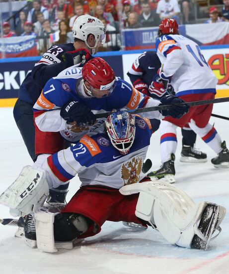 Ice Hockey World Championship 2015. USA vs. Russia