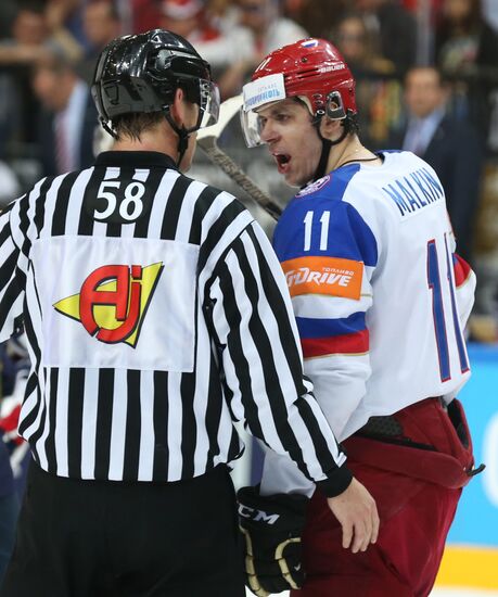 Ice Hockey World Championship 2015. USA vs. Russia