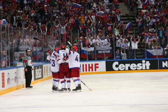 Ice Hockey World Championship 2015. USA vs. Russia