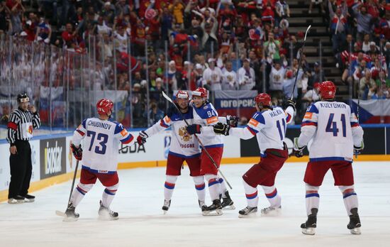Ice Hockey World Championship 2015. USA vs. Russia