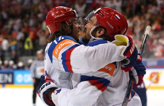 Ice Hockey World Championship 2015. USA vs. Russia