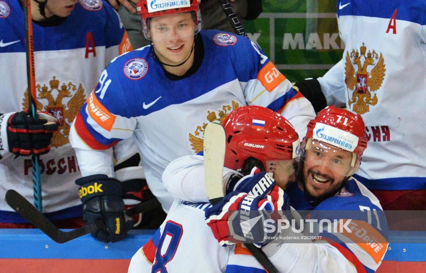 Ice Hockey World Championship 2015. USA vs. Russia