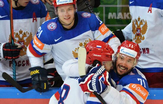 Ice Hockey World Championship 2015. USA vs. Russia
