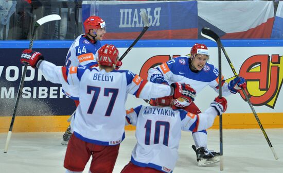 Ice Hockey World Championship 2015. USA vs. Russia