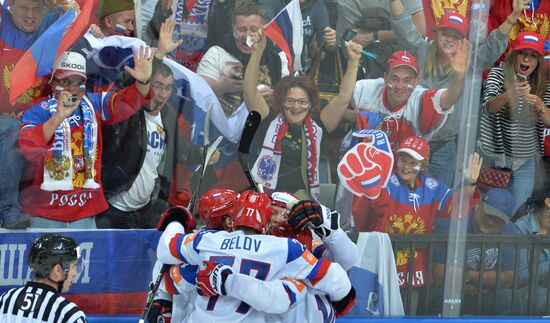 Ice Hockey World Championship 2015. USA vs. Russia