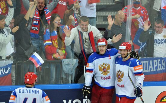 Ice Hockey World Championship 2015. USA vs. Russia