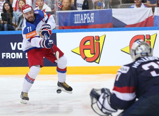 Ice Hockey World Championship 2015. USA vs. Russia