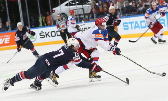 Ice Hockey World Championship 2015. USA vs. Russia
