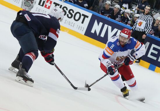 Ice Hockey World Championship 2015. USA vs. Russia