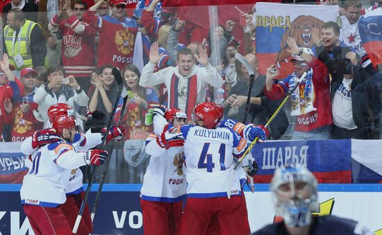 Ice Hockey World Championship 2015. USA vs. Russia