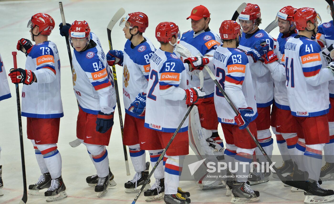 Ice Hockey World Championship 2015. USA vs. Russia