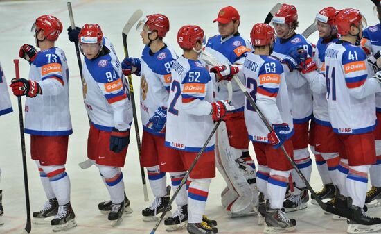 Ice Hockey World Championship 2015. USA vs. Russia