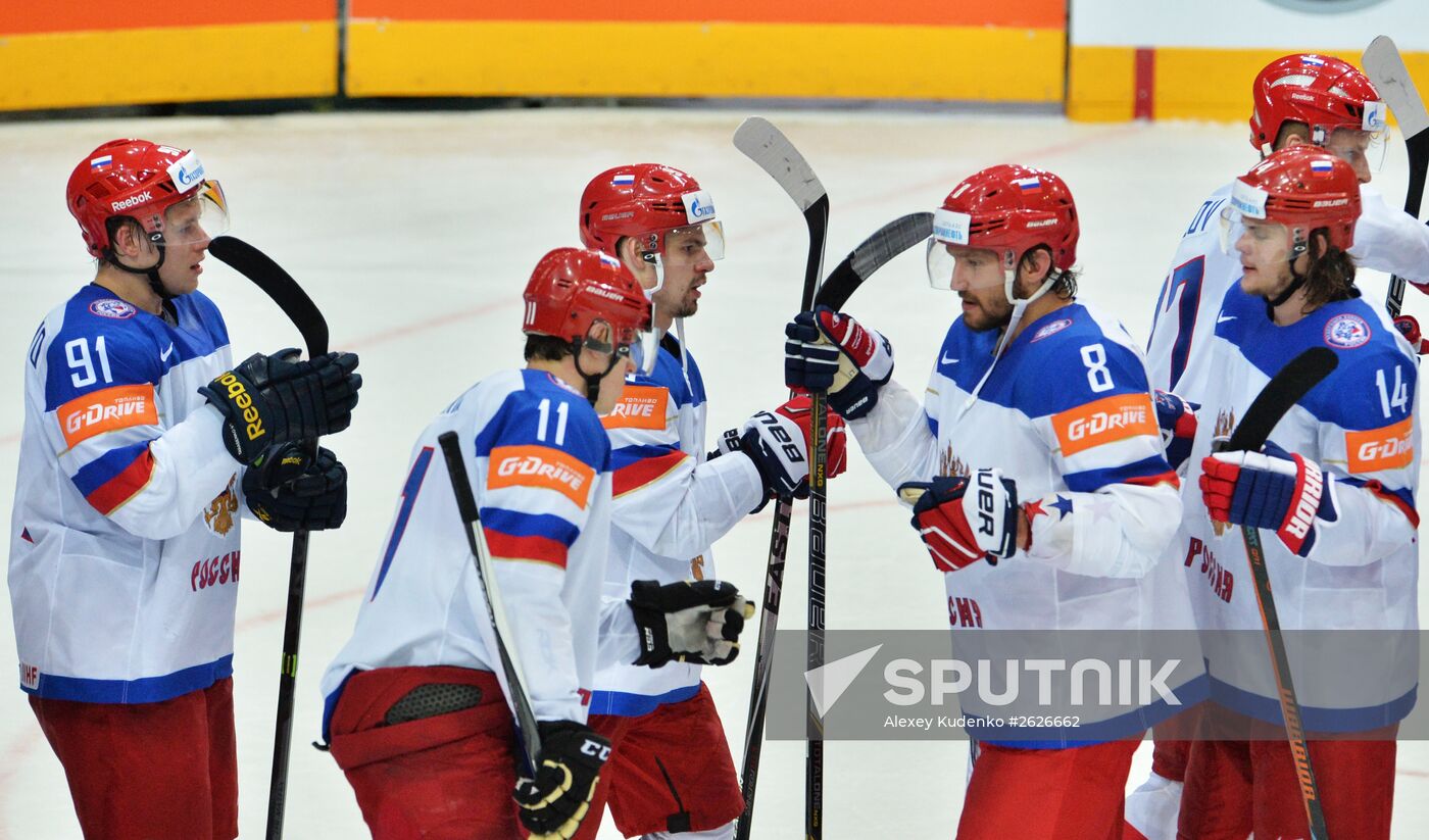 Ice Hockey World Championship 2015. USA vs. Russia