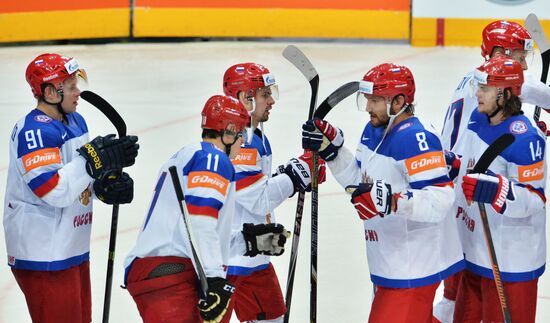 Ice Hockey World Championship 2015. USA vs. Russia