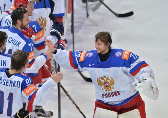 Ice Hockey World Championship 2015. USA vs. Russia