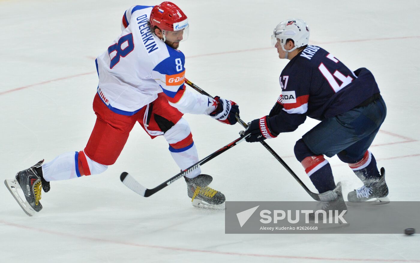 Ice Hockey World Championship 2015. USA vs. Russia