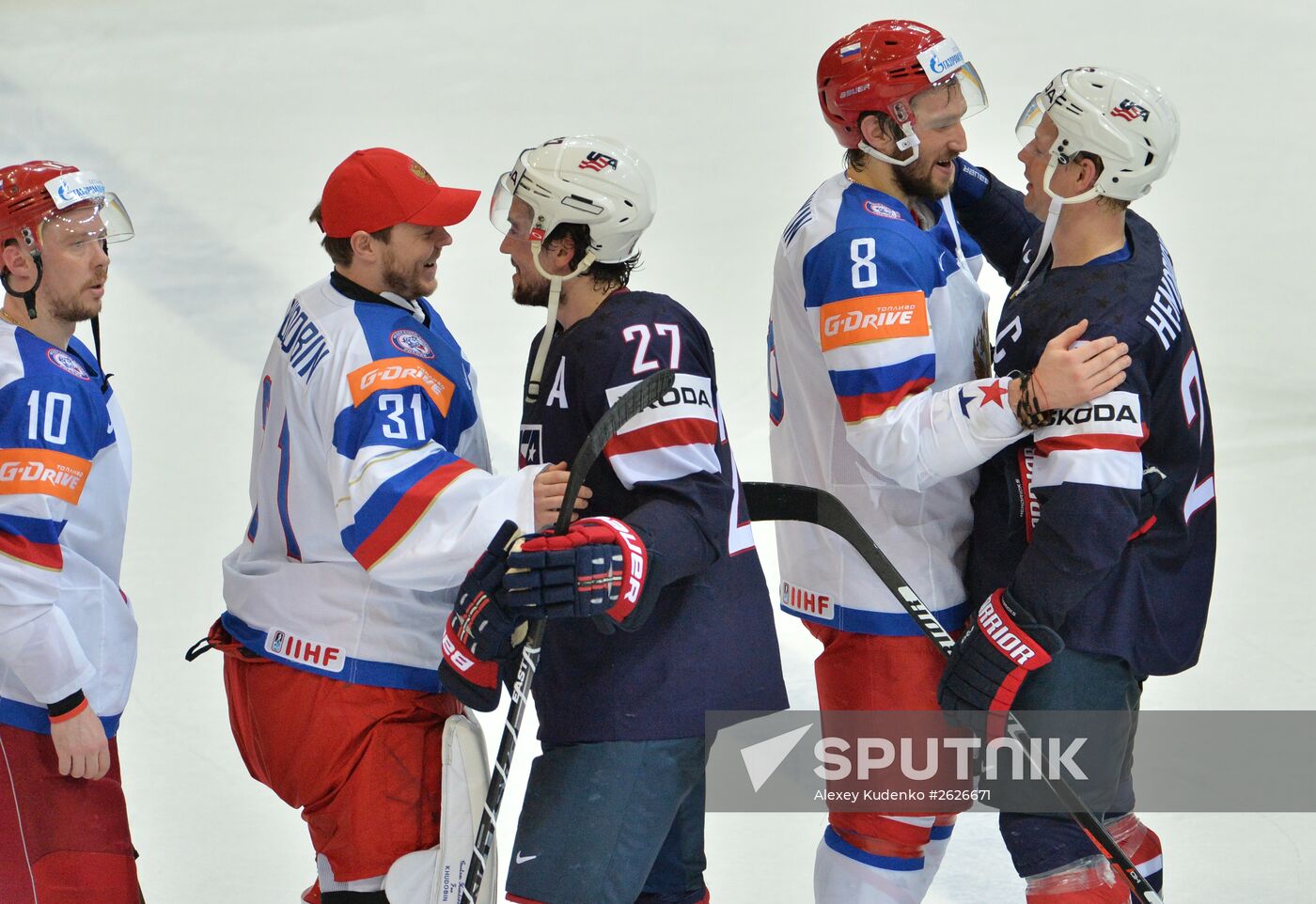 Ice Hockey World Championship 2015. USA vs. Russia