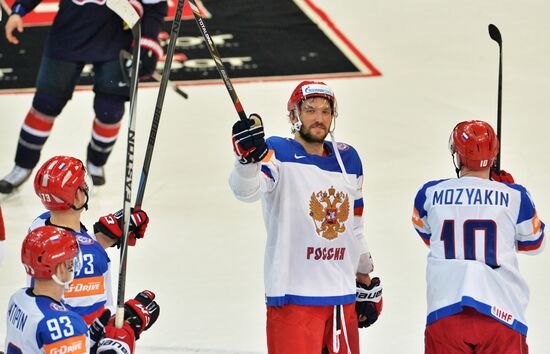 Ice Hockey World Championship 2015. USA vs. Russia
