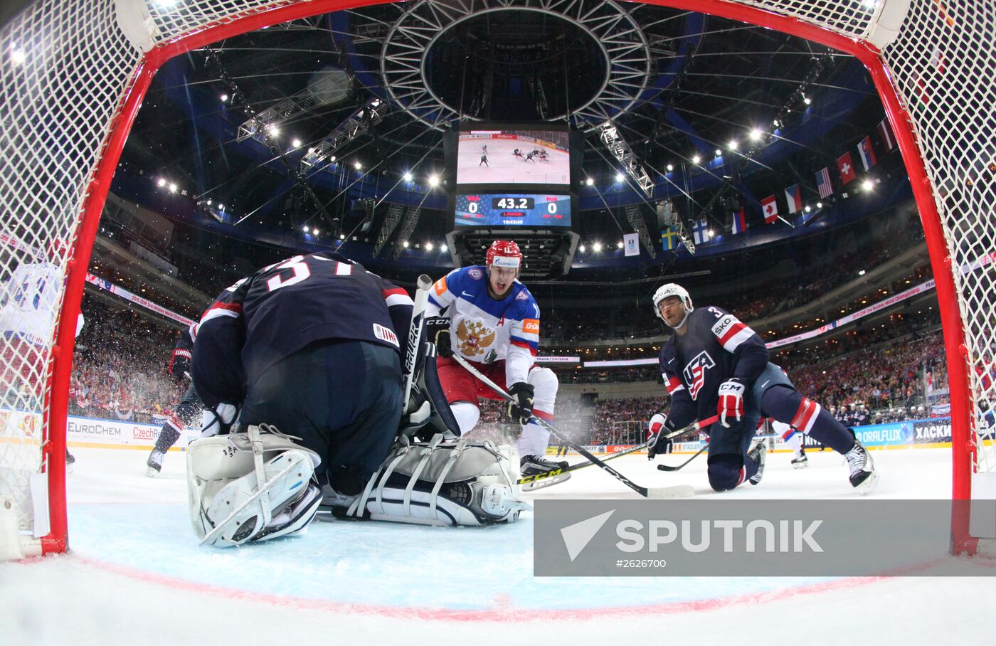 Ice Hockey World Championship 2015. USA vs. Russia