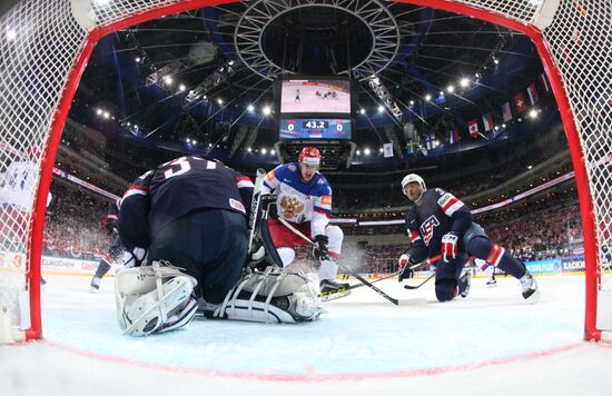 Ice Hockey World Championship 2015. USA vs. Russia