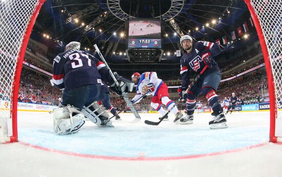 Ice Hockey World Championship 2015. USA vs. Russia