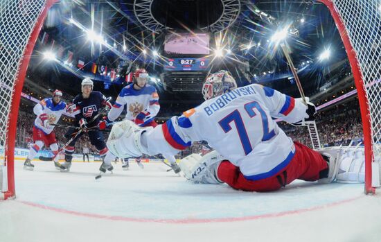 Ice Hockey World Championship 2015. USA vs. Russia