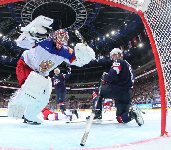 Ice Hockey World Championship 2015. USA vs. Russia