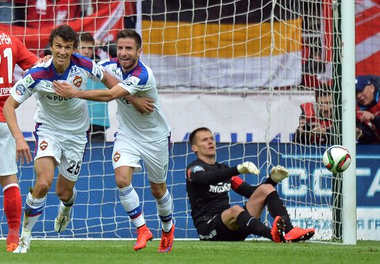 Football. Russian Premier League. Spartak vs. CSKA