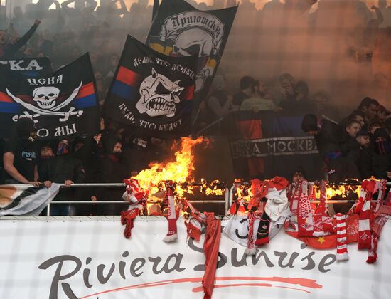 Football. Russian Premier League. Spartak vs. CSKA