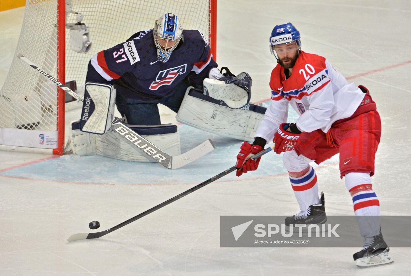 2015 IIHF World Championship. Third-place match. Czech Republic vs. USA