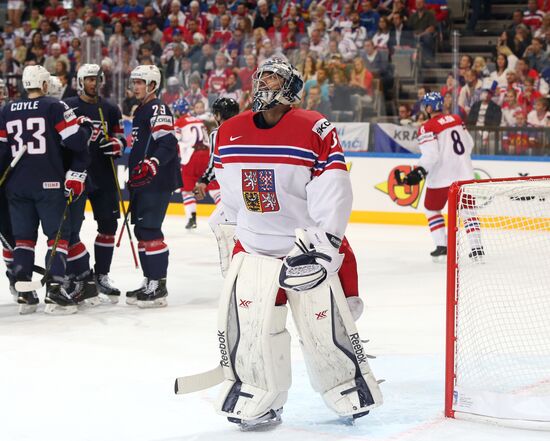 2015 IIHF World Championship. Third-place match. Czech Republic vs. USA
