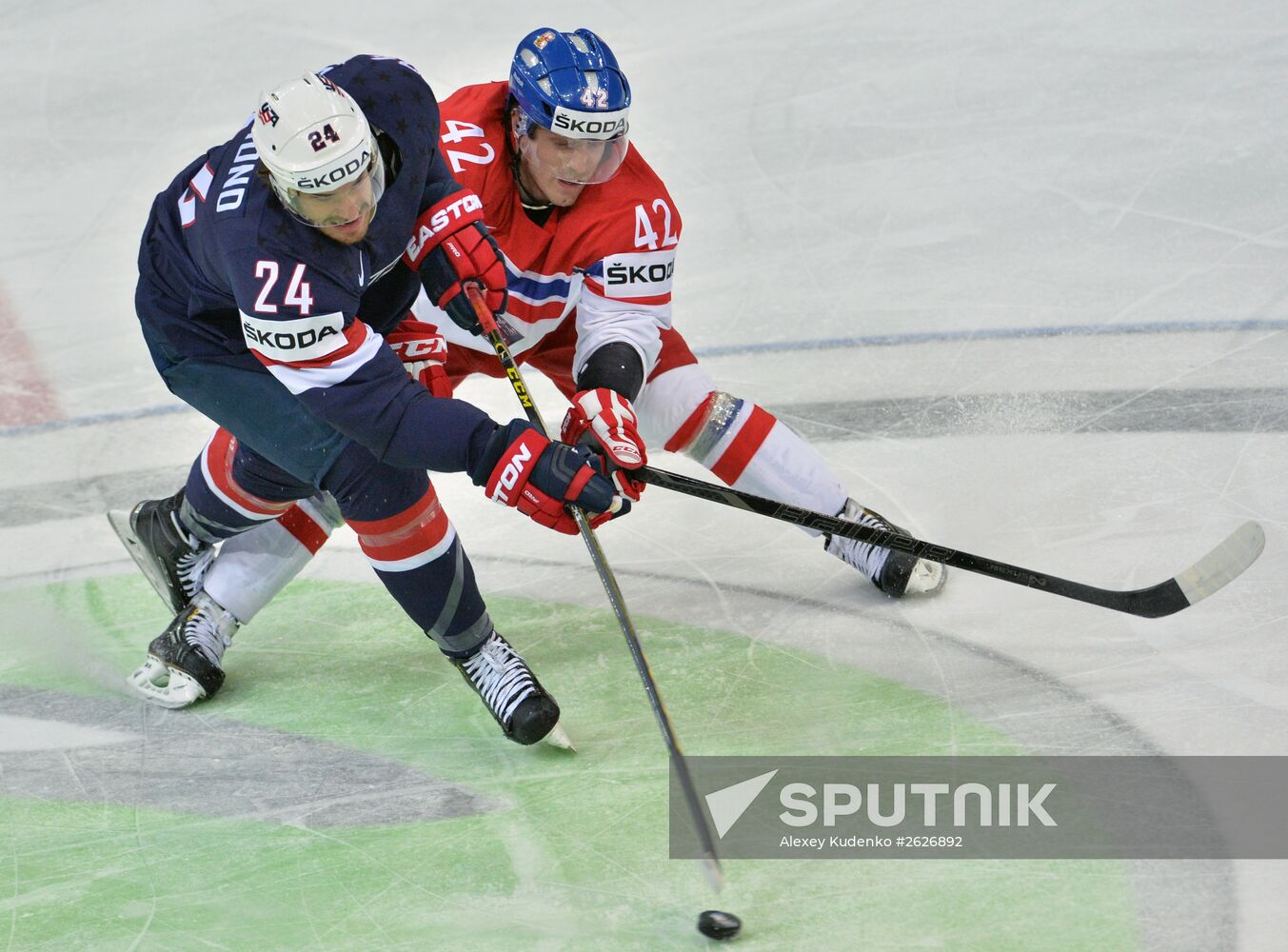 2015 IIHF World Championship. Third-place match. Czech Republic vs. USA