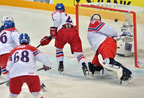 2015 IIHF World Championship. Third-place match. Czech Republic vs. USA