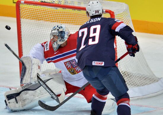 2015 IIHF World Championship. Third-place match. Czech Republic vs. USA