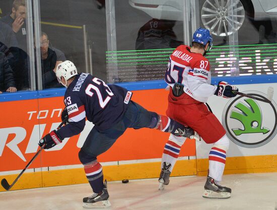2015 IIHF World Championship. Third-place match. Czech Republic vs. USA