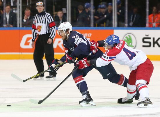 2015 IIHF World Championship. Third-place match. Czech Republic vs. USA