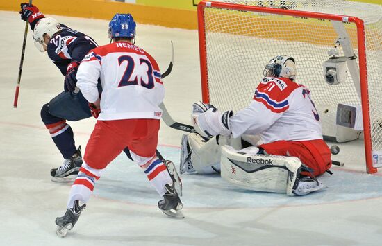 2015 IIHF World Championship. Third-place match. Czech Republic vs. USA