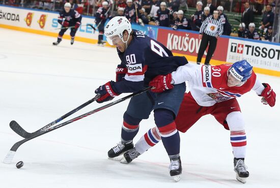 2015 IIHF World Championship. Third-place match. Czech Republic vs. USA
