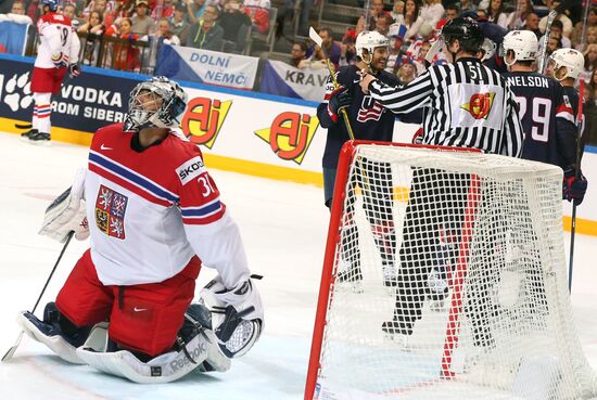 2015 IIHF World Championship. Third-place match. Czech Republic vs. USA