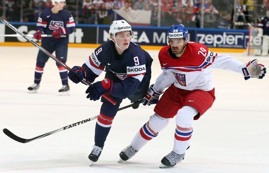 2015 IIHF World Championship. Third-place match. Czech Republic vs. USA