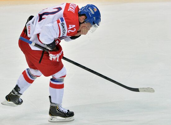 2015 IIHF World Championship. Third-place match. Czech Republic vs. USA