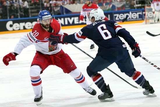 2015 IIHF World Championship. Third-place match. Czech Republic vs. USA